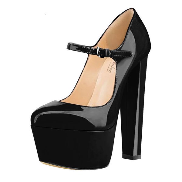 dress shoes mary onlymaker women jane platform pumps ankle strap thick 15~16cm round heel high heels buckle large size us5~us15 8csc, Black
dress shoes mary onlymaker women jane platform pumps ankle strap thick 15~16cm round heel high heels buckle large size us5~us15 8csc, Black