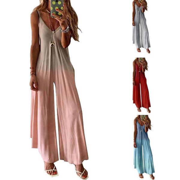 women's pants & capris 2021 summer style,fashionable wear,deep v-neck, sexy,casual and loose,large size suspender jumpsuit,pants for wo, Black;white
women's pants & capris 2021 summer style,fashionable wear,deep v-neck, sexy,casual and loose,large size suspender jumpsuit,pants for wo, Black;white