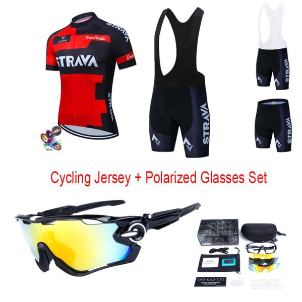 racing sets strava cycling jersey set men bicycle short sleeve breathable clothes road bike suit polarized sunglasses eyewea glasses, Black;blue
racing sets strava cycling jersey set men bicycle short sleeve breathable clothes road bike suit polarized sunglasses eyewea glasses, Black;blue