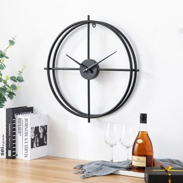wall clocks minimalist wrought iron clock home decoration office large mute table european modern design watch
wall clocks minimalist wrought iron clock home decoration office large mute table european modern design watch
