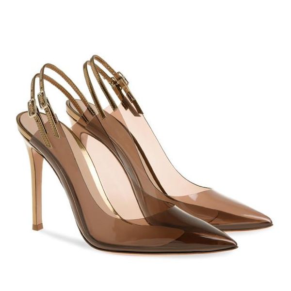 large size summer heeled sandals women shoes high heels pointed toe pvc gold wedding party, Black
large size summer heeled sandals women shoes high heels pointed toe pvc gold wedding party, Black