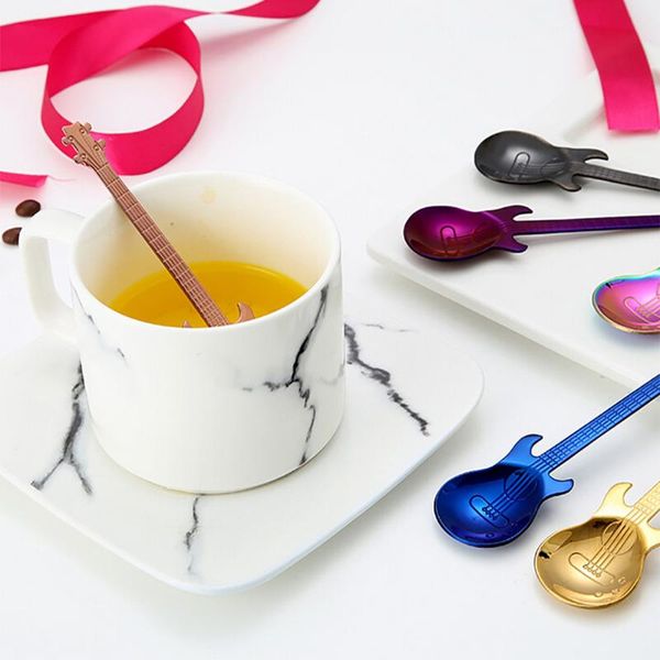 spoons 2021 multicolor creative stainless steel guitar rainbow coffee tea ice spoon flatware drinking tools as gift souvenir
spoons 2021 multicolor creative stainless steel guitar rainbow coffee tea ice spoon flatware drinking tools as gift souvenir
