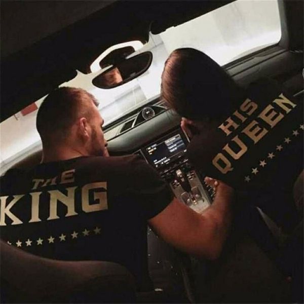 brand t shirt better sale king queen funny letters printed couples t-shirt women men tees hipster summer fashion clothi, White;black
brand t shirt better sale king queen funny letters printed couples t-shirt women men tees hipster summer fashion clothi, White;black