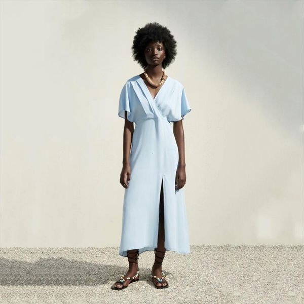 za summer fashion clothing vertical womens dress blue short sleeve midi ra 3202747 2 747, Black;gray
za summer fashion clothing vertical womens dress blue short sleeve midi ra 3202747 2 747, Black;gray