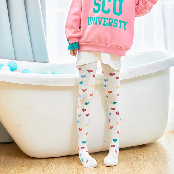 love girls' leggings autumn and winter wear combed cotton princess high waist elastic baby pants socks, Pink;yellow
love girls' leggings autumn and winter wear combed cotton princess high waist elastic baby pants socks, Pink;yellow