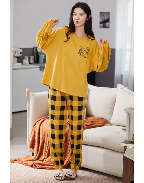 undergarments & sleepwearcute all-match temperament girl in yellow plaid pants, White
undergarments & sleepwearcute all-match temperament girl in yellow plaid pants, White