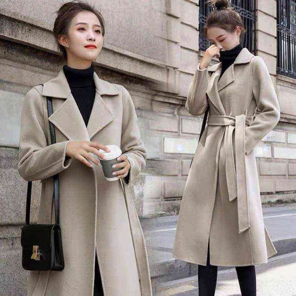 2021 woolen coat women's autumn and winter korean version loose fashion versatile foreign style medium long, Black
2021 woolen coat women's autumn and winter korean version loose fashion versatile foreign style medium long, Black