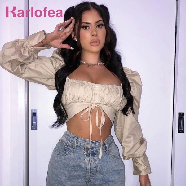 women's blouses & shirts kealofea elegant long sleeve square collar for women fashion day outfits clothing crop 2021 fall, White
women's blouses & shirts kealofea elegant long sleeve square collar for women fashion day outfits clothing crop 2021 fall, White