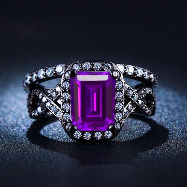 wedding rings yayi fashion women jewelry couple ring purple cz black engagement party gift, Slivery;golden
wedding rings yayi fashion women jewelry couple ring purple cz black engagement party gift, Slivery;golden