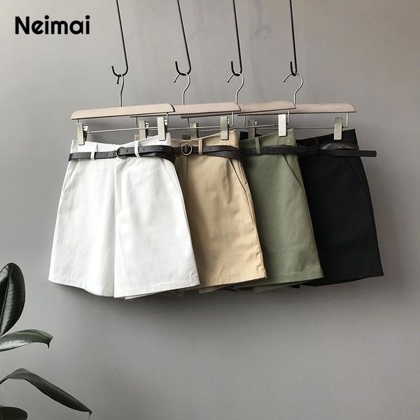 women's shorts neimai korean style women harajuku high waist modis pantalon corto mujer verano black cotton mom cute casual short femme, White;black
women's shorts neimai korean style women harajuku high waist modis pantalon corto mujer verano black cotton mom cute casual short femme, White;black