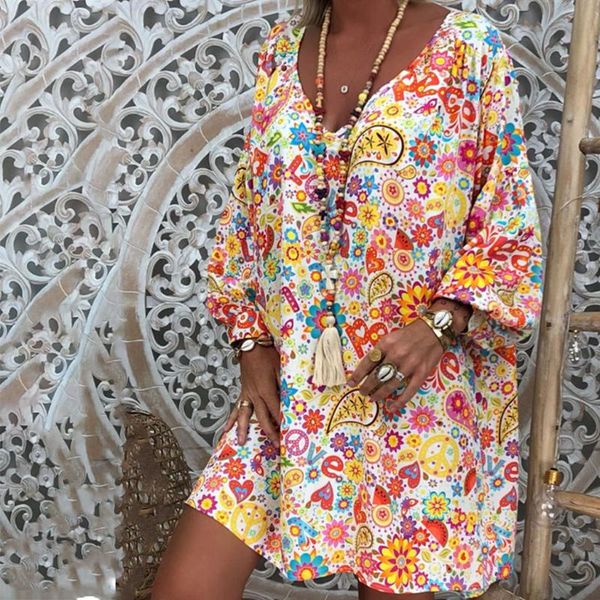casual dresses floral for women 2021 boho printed loose print long sleeve irregular beach vocation dress, Black;gray
casual dresses floral for women 2021 boho printed loose print long sleeve irregular beach vocation dress, Black;gray