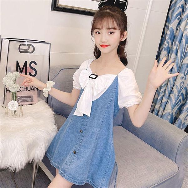 summer dresses for girls casual dress short sleeve denim girlsteenage kids clothes 8 10 12year girl's, Red;yellow
summer dresses for girls casual dress short sleeve denim girlsteenage kids clothes 8 10 12year girl's, Red;yellow
