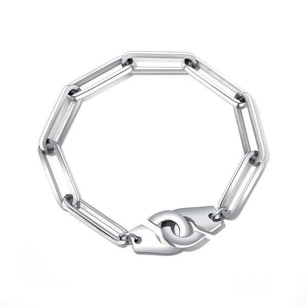 tide stainless steel couple handcuffs bracelet bangles rose gold color chain & link bracelets jewelry for women b17071 link,, Black
tide stainless steel couple handcuffs bracelet bangles rose gold color chain & link bracelets jewelry for women b17071 link,, Black