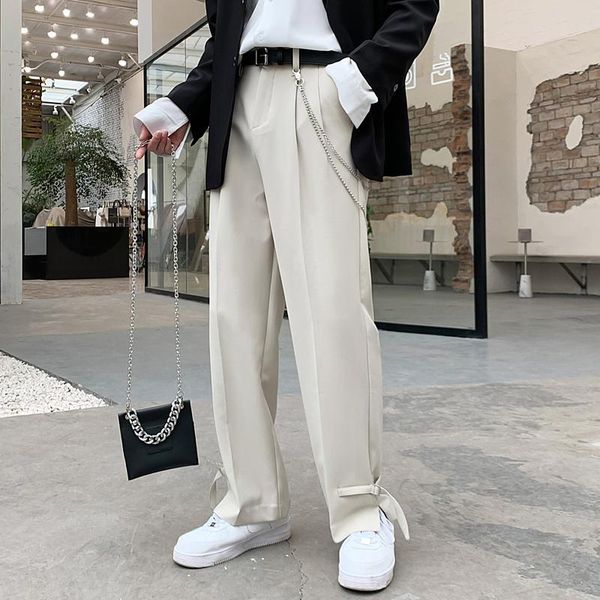 men's suits & blazers korean wide leg pants fashion solid color business casual suit men loose straight dress mens trousers m-2xl, White;black
men's suits & blazers korean wide leg pants fashion solid color business casual suit men loose straight dress mens trousers m-2xl, White;black