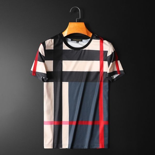 fashion t shirts 2021 summer men's round neck short sleeve high end printed mercerized cotton casual half, White;black
fashion t shirts 2021 summer men's round neck short sleeve high end printed mercerized cotton casual half, White;black