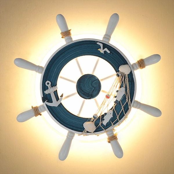 mediterranean style decorative wall lamp wooden steering wheel helmsman ship rudder cafe background children's room decoration
mediterranean style decorative wall lamp wooden steering wheel helmsman ship rudder cafe background children's room decoration