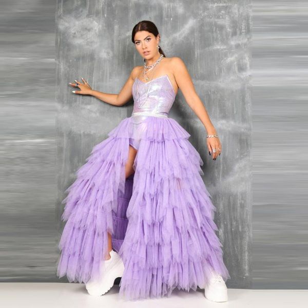 skirts fashion ruffled tulle overskirt long women maxi ruffles prom party wear girls tutu skirt separates, Black
skirts fashion ruffled tulle overskirt long women maxi ruffles prom party wear girls tutu skirt separates, Black
