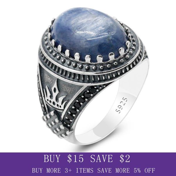 cluster rings turkish handmade jewelry 925 sterling silver men wedding ring oval natural kyanite stone party/wedding crown signet menring, Golden;silver
cluster rings turkish handmade jewelry 925 sterling silver men wedding ring oval natural kyanite stone party/wedding crown signet menring, Golden;silver