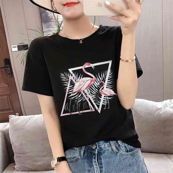 printing t-shirt harajuku aesthetic flowers fashion women's t shirts o neck short sleeve tee shirt casual women clothing 210507, White
printing t-shirt harajuku aesthetic flowers fashion women's t shirts o neck short sleeve tee shirt casual women clothing 210507, White