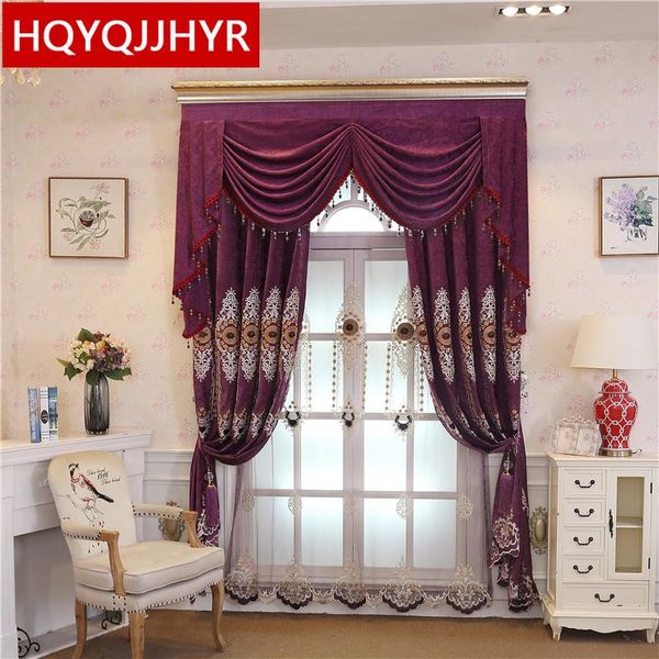 american embroidered decorative curtains for living room purple brown blue pink custom bedroom curtain & drapes
american embroidered decorative curtains for living room purple brown blue pink custom bedroom curtain & drapes