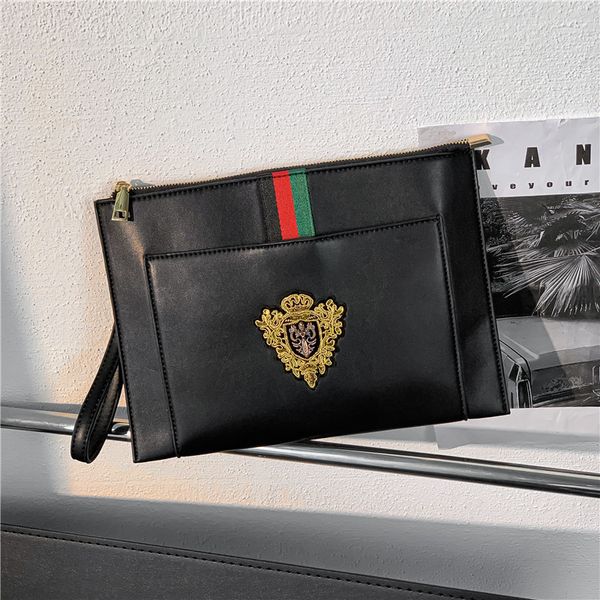 wallet trendy fashion youth handbag men's bag business leisure korean street leather, Red;black
wallet trendy fashion youth handbag men's bag business leisure korean street leather, Red;black