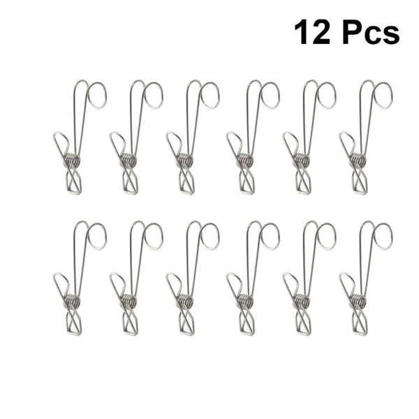 clothing & wardrobe storage 12pcs stainless steel clothes drying hanger clips multi-purpose windproof clothespin wire for clothesline utilit
clothing & wardrobe storage 12pcs stainless steel clothes drying hanger clips multi-purpose windproof clothespin wire for clothesline utilit