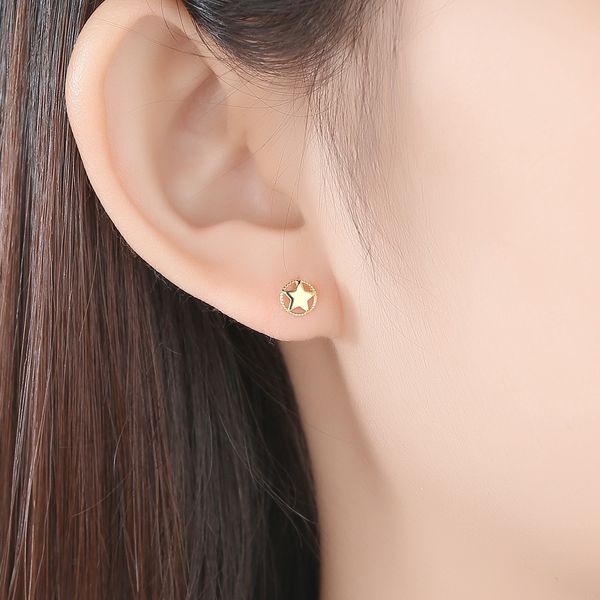 luxury 14k gold stud earrings cute star geometric earrings for women yellow gold fine jewelry, Golden;silver
luxury 14k gold stud earrings cute star geometric earrings for women yellow gold fine jewelry, Golden;silver