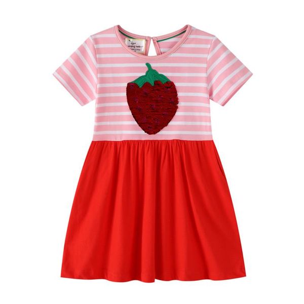 girl's dresses princess girls tutu dress with strawberry beading cotton kids summer short sleeve for baby, Red;yellow
girl's dresses princess girls tutu dress with strawberry beading cotton kids summer short sleeve for baby, Red;yellow