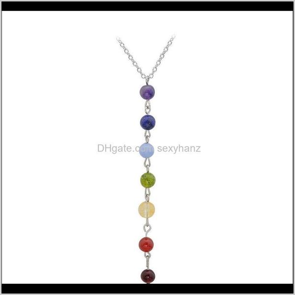 & pendants 7 chakra beads pendant necklace women yoga reiki healing ncing necklaces fashion indian jewelry 161782 drop delivery 2021 zvhmk, Silver
& pendants 7 chakra beads pendant necklace women yoga reiki healing ncing necklaces fashion indian jewelry 161782 drop delivery 2021 zvhmk, Silver