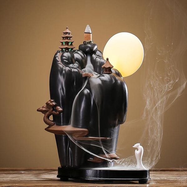 fragrance lamps waterfall arabic ceramic indoor backflow incense burner quemador de incienso
fragrance lamps waterfall arabic ceramic indoor backflow incense burner quemador de incienso