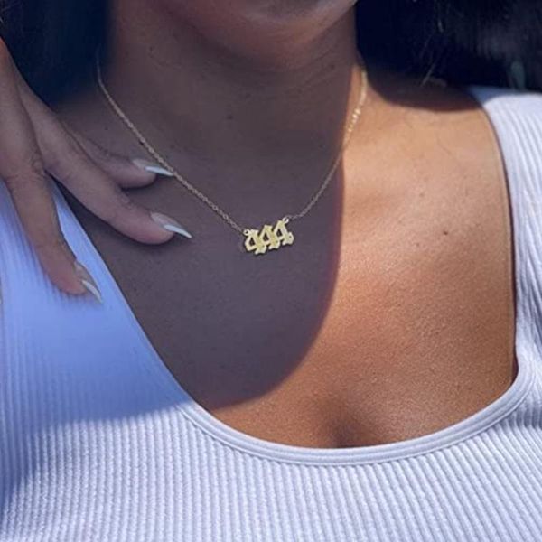 chains stonefans 111 222 333 444 555 777 888 999 666 angel number necklace simple stainless steel devil necklaces minimalist jewelry, Silver
chains stonefans 111 222 333 444 555 777 888 999 666 angel number necklace simple stainless steel devil necklaces minimalist jewelry, Silver
