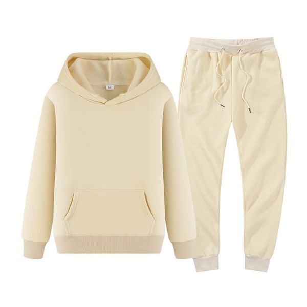 men's tracksuits sportswear winter fleece hoodie pants suit brown-black fashion jogging 2022, Gray
men's tracksuits sportswear winter fleece hoodie pants suit brown-black fashion jogging 2022, Gray