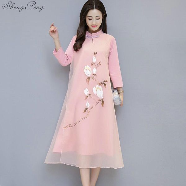 elegant chinese dress qipao women party oriental vintage female cheongsam improved embroidery split mesh v1802 ethnic clothing, Red
elegant chinese dress qipao women party oriental vintage female cheongsam improved embroidery split mesh v1802 ethnic clothing, Red