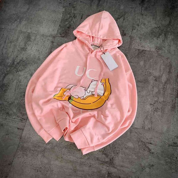 2022 factory wholesale new cartoon hooded sweater female letter printing pink leisure autumn large couple tide coat, Black
2022 factory wholesale new cartoon hooded sweater female letter printing pink leisure autumn large couple tide coat, Black