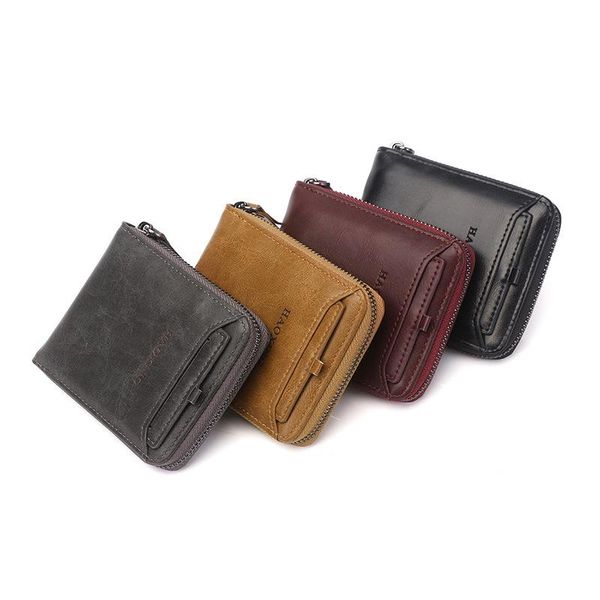 men wallets classic short style card holder male purse quality zipper wallet for, Red;black
men wallets classic short style card holder male purse quality zipper wallet for, Red;black