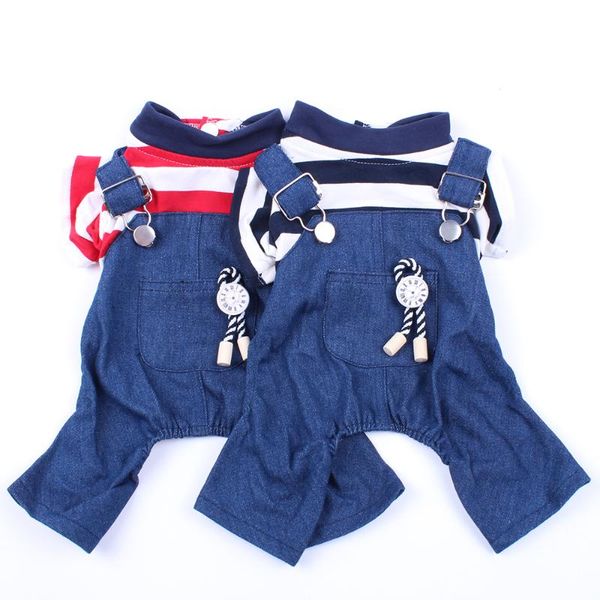 dog apparel denim striped cat jumpsuit hoodie pet puppy coat jacket spring/summer clothes 6 sizes
dog apparel denim striped cat jumpsuit hoodie pet puppy coat jacket spring/summer clothes 6 sizes