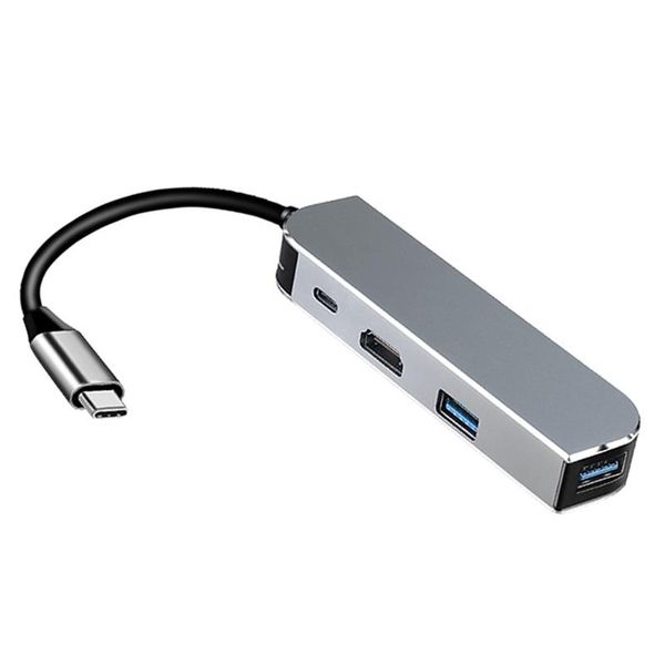 hubs 4-in-1 docking station type-c hub usb3.0x2+pd+ compatible with for computer tv adapter
hubs 4-in-1 docking station type-c hub usb3.0x2+pd+ compatible with for computer tv adapter
