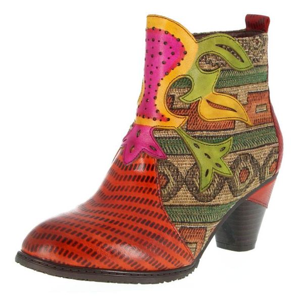 boots retro women embossed genuine leather splicing hollow zipper 6-8cm thick high heel pumps ladies printing shoes 2021, Black
boots retro women embossed genuine leather splicing hollow zipper 6-8cm thick high heel pumps ladies printing shoes 2021, Black