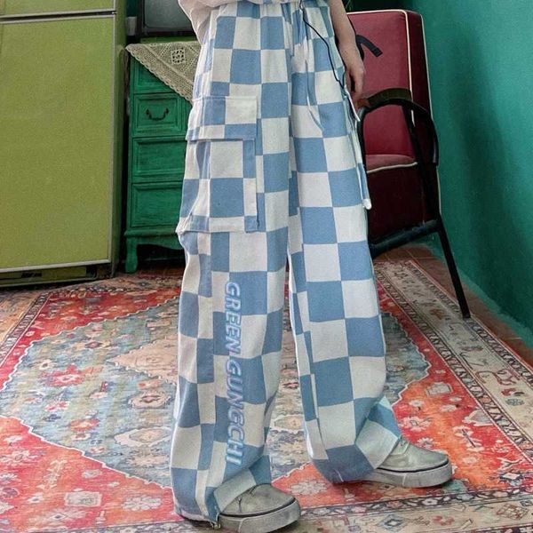 women's pants & capris oversize baggy checked trousers women hippie harajuku wide leg female ankle length streetwear, Black;white
women's pants & capris oversize baggy checked trousers women hippie harajuku wide leg female ankle length streetwear, Black;white