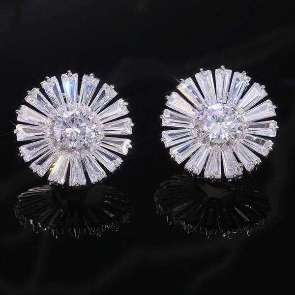 stud caoshi dazzling full paved zirconia crystal earrings for women flower shape fashion wedding party jewelry gift drop, Golden;silver
stud caoshi dazzling full paved zirconia crystal earrings for women flower shape fashion wedding party jewelry gift drop, Golden;silver