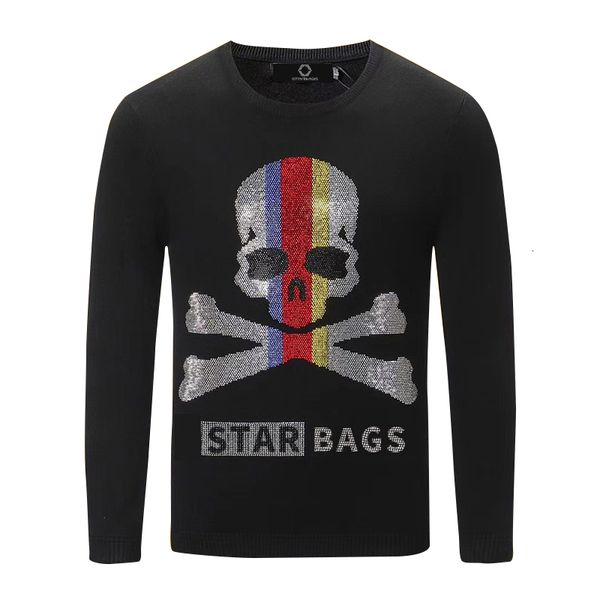 men's sweaters starba pp original german brand male pullover european and american sweater street diamond skull around neck pure wool, White;black
men's sweaters starba pp original german brand male pullover european and american sweater street diamond skull around neck pure wool, White;black