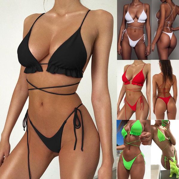 one-piece suits hirigin fashion women 2 pieces bathing suit ruffle push-up padded bikini strappy bra + bottoms swimsuit beachwear sets
one-piece suits hirigin fashion women 2 pieces bathing suit ruffle push-up padded bikini strappy bra + bottoms swimsuit beachwear sets