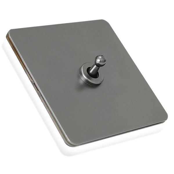 smart home control retro nordic minimalist 86 type wall light toggle switch gray stainless steel panel metal button
smart home control retro nordic minimalist 86 type wall light toggle switch gray stainless steel panel metal button