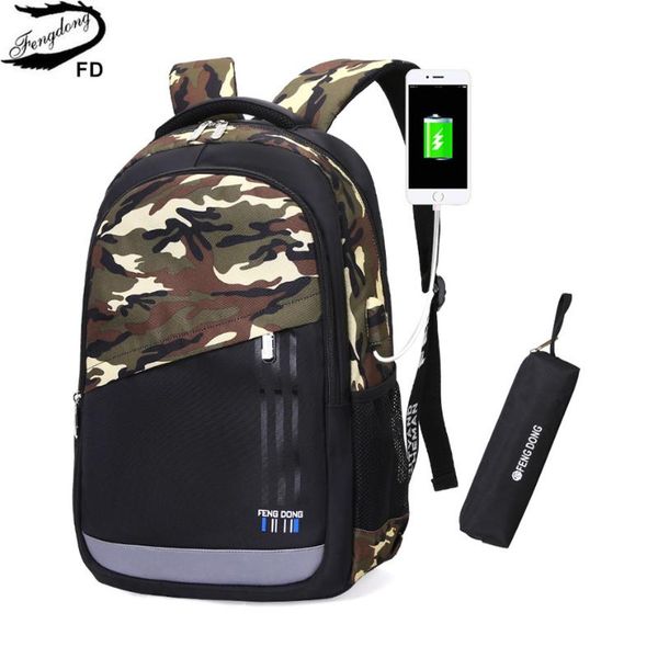 fengdong school bags for boys pen pencil bag usb charge backpack student waterproof large men sport boy gift
fengdong school bags for boys pen pencil bag usb charge backpack student waterproof large men sport boy gift
