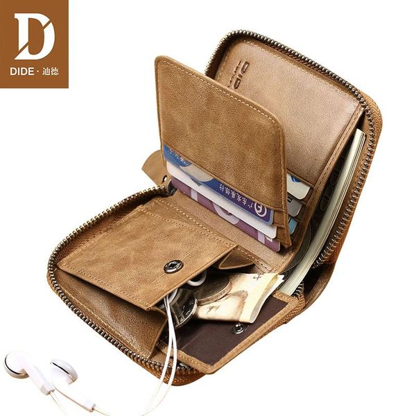 wallets dide casual vintage purse female small genuine leather men zipper male purses coin card holder wallet men's bag, Red;black
wallets dide casual vintage purse female small genuine leather men zipper male purses coin card holder wallet men's bag, Red;black