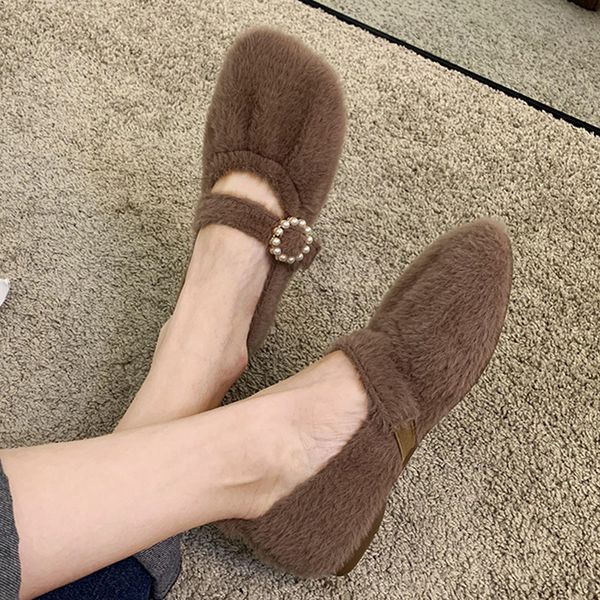 sandals woman bow-knot fur flats winter warm plush shoes women beads velvet ballerina espadrilles square toe pearl furry moccasins, Black
sandals woman bow-knot fur flats winter warm plush shoes women beads velvet ballerina espadrilles square toe pearl furry moccasins, Black