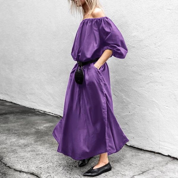 casual dresses dress women pleated solid long vonda ladies loose split hem robe autumn maxi beach sundress s-5xl vestidos, Black;gray
casual dresses dress women pleated solid long vonda ladies loose split hem robe autumn maxi beach sundress s-5xl vestidos, Black;gray