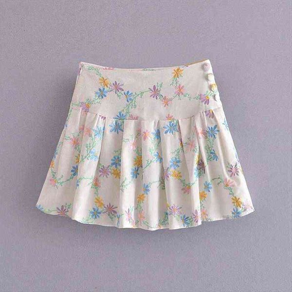 floral embroidery pleated mini womens skirts side zipper button high waist jupe summer fashion faldas, Black
floral embroidery pleated mini womens skirts side zipper button high waist jupe summer fashion faldas, Black