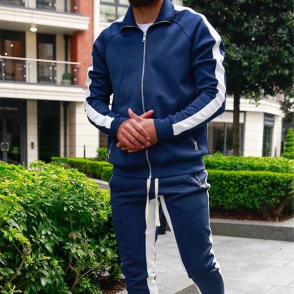 running sets men sports sweatsuits autumn suit men's tracksuit trousers two piece set casual outfit joggers, Black;blue
running sets men sports sweatsuits autumn suit men's tracksuit trousers two piece set casual outfit joggers, Black;blue
