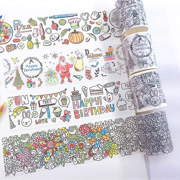 gift wrap 1roll random cartoon fillable color masking tape sticker hand account scrapbooking materials diy festival decoration accessories
gift wrap 1roll random cartoon fillable color masking tape sticker hand account scrapbooking materials diy festival decoration accessories
